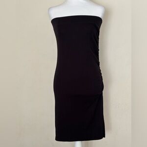 Michael Stars Classic Black Strapless Dress Size Medium